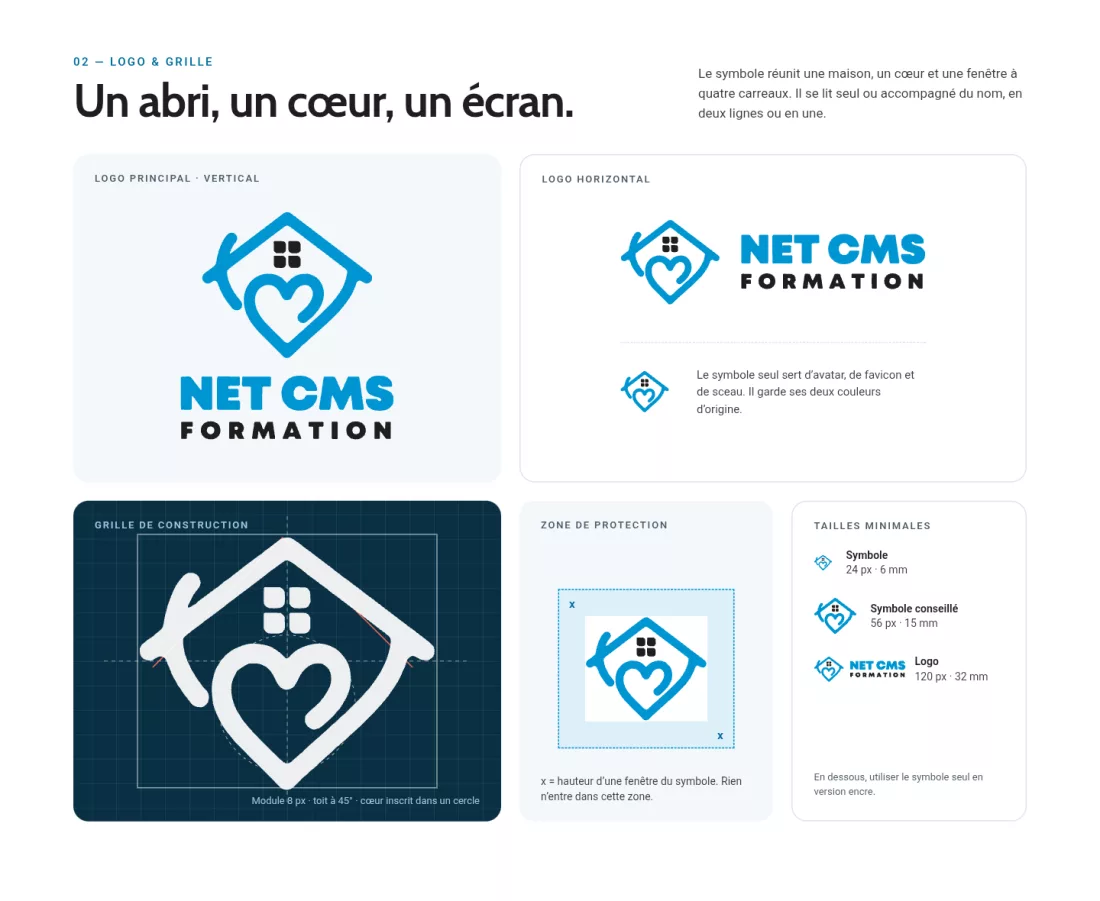 Net CMS Formation, visuel du projet